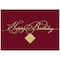 JAM Paper 5.625" x 7.875" Burgundy Birthday Cards & Envelopes, 25ct.